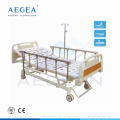 AG-BM107 Cabecero de ABS / 3 funciones médica de cuidados intensivos cama de hospital eléctrica para residencias de ancianos